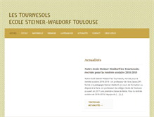 Tablet Screenshot of ecolesteinertoulouse.org